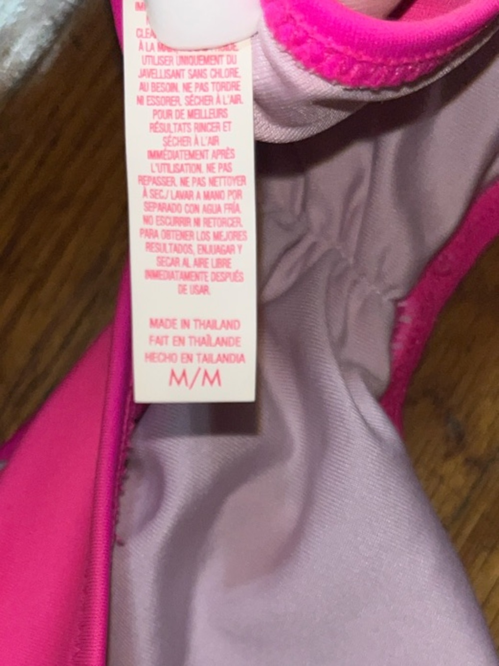 Victoria’s Secret Hot Pink Halter Bikini Top - Women's Swim Size Medium - Picture 6 of 7